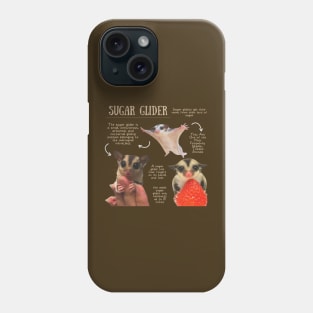 Animal Facts- Sugar Glider Phone Case