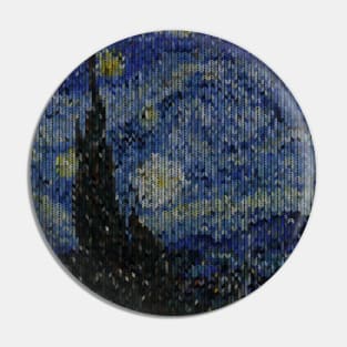 Starry night sewing Pin