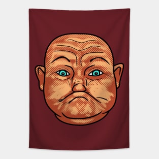 Ugly Gurn Face Tapestry