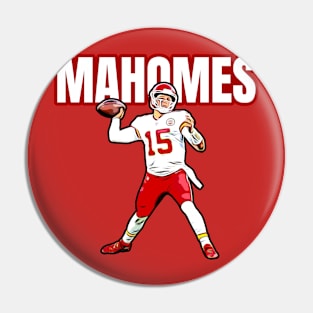 Chiefs Mahomes 15 Pin