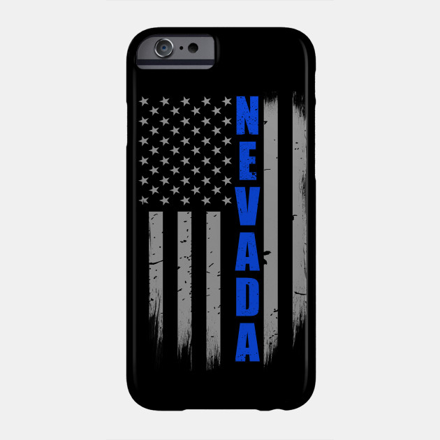 Nevada Thin Blue Line Flag Las Vegas Police Etui Na Telefon Teepublic Pl