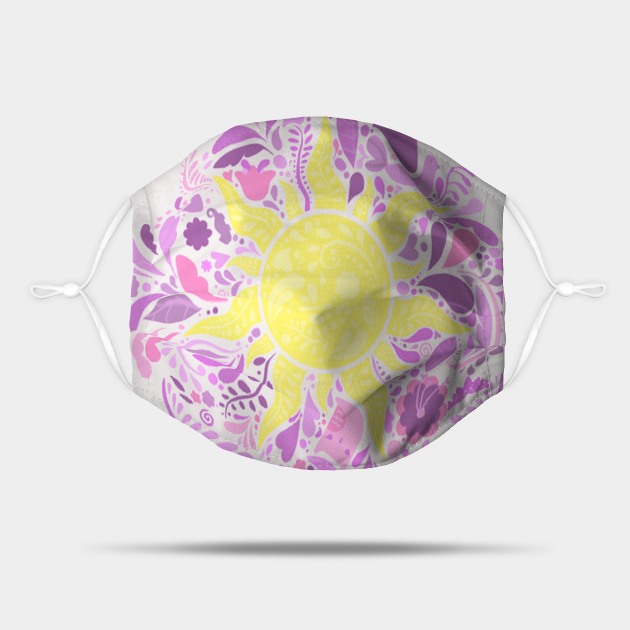 rapunzels flower sun design