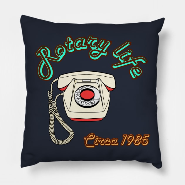 Rotary life Pillow by Benjamin Customs