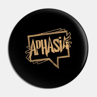 Aphasia Autism Awareness Pin
