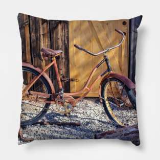 Antique Bicycle Pillow