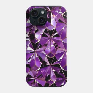 Purple Amethysts Phone Case