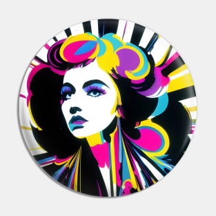 Pop The Art #1 - Bold Portrait Pin