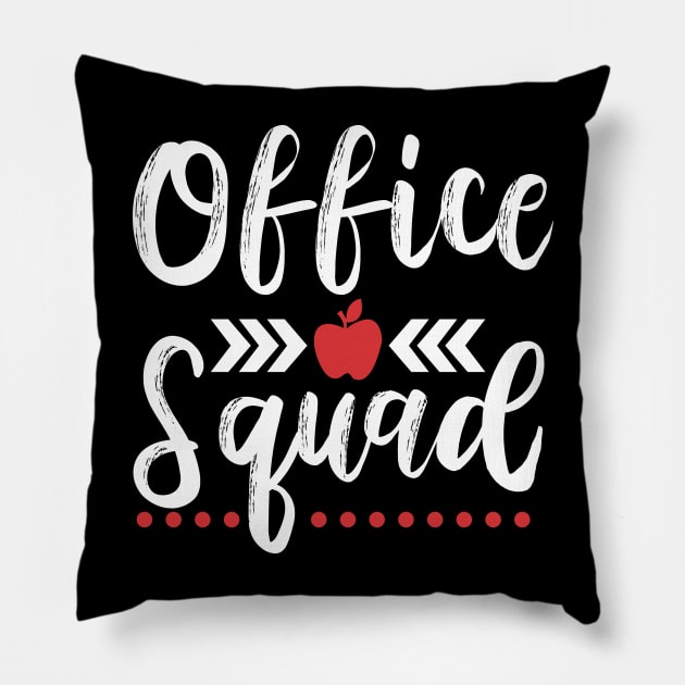 Office Squad Pillow by animericans