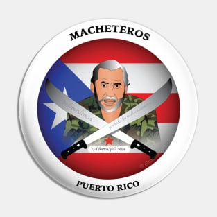 Macheteros sticker magnet and more Pin