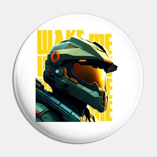 Halo game quotes - Master chief - Spartan 117 - BQ01-v6 Pin