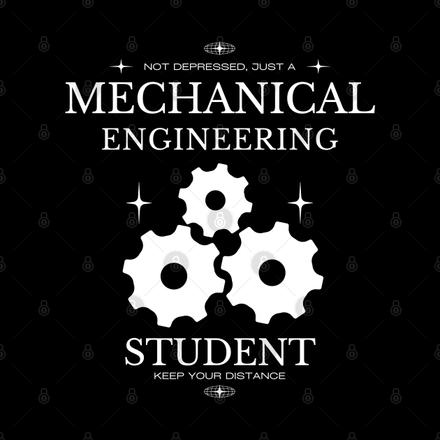 Mechanical Engineering Student - Black Version - Engineers by Millusti