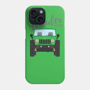 WANDER (green) Phone Case