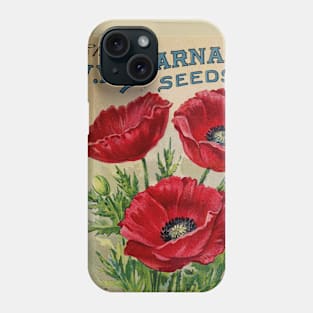 Poppy flowers -  Vintage Advertising Phone Case