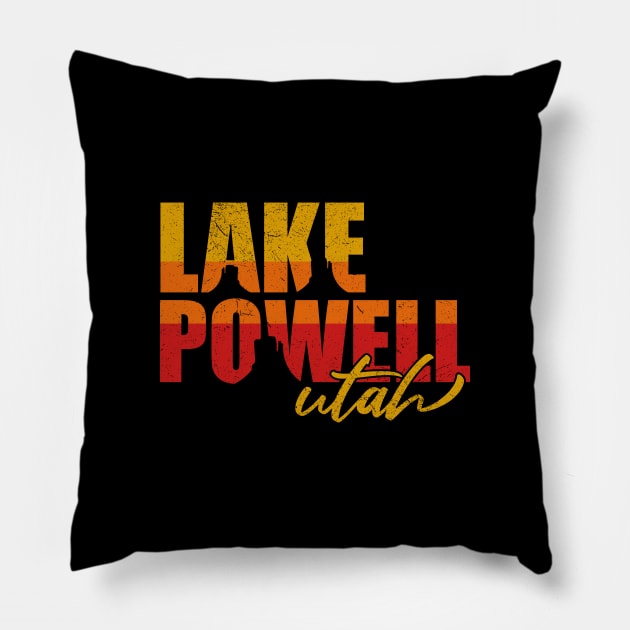 Lake Powell Pillow by Zen Cosmos Official