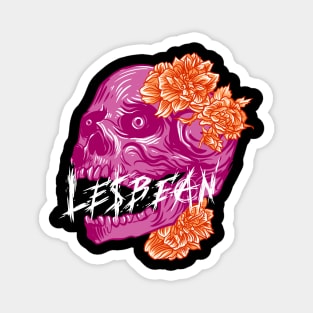 Le$bean Skull Pride Magnet