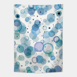 Pocket - Cosmic Bubbles Blue Tapestry