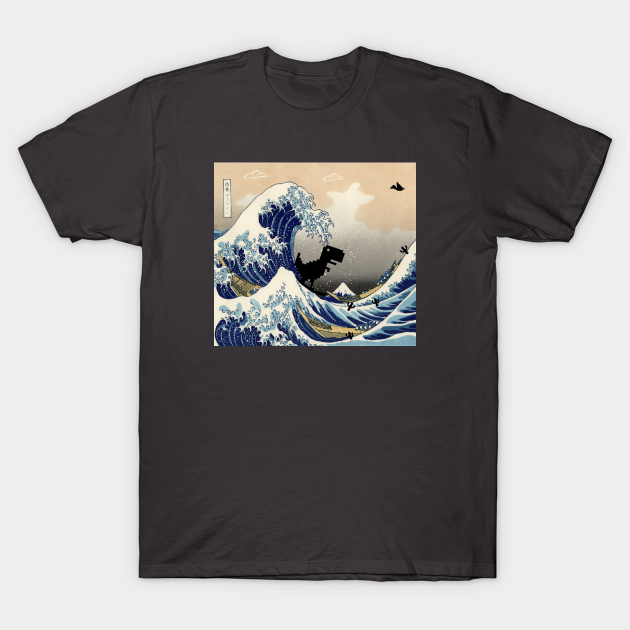 Discover Trex Surfing Kanagawa wave - Surfing - T-Shirt