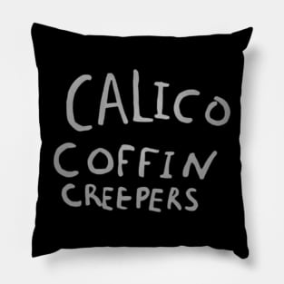 Calico Coffin Creepers Pillow