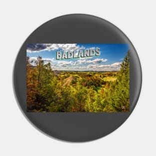 North Dakota Badlands Pin