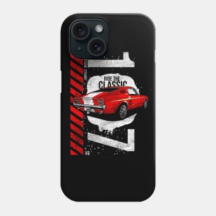 1967 Patriotic American V8 Muscle Car Pony Mustang Phone Case