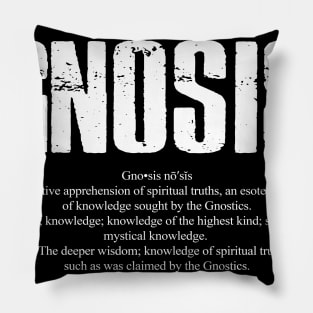 Gnosis Dictionary Word Definition Pillow