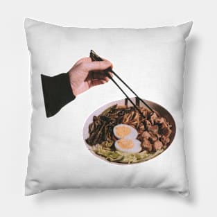 Ramen noodle Photo Art Pillow