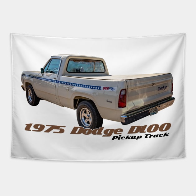 1975 Dodge D100 Pickup Truck Tapestry by Gestalt Imagery