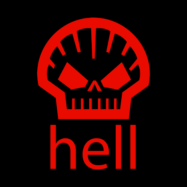 Hell Shell Logo As Worn By Heath Ledger by Rebus28