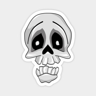 Halloween Trick Or Treat Funny Skull Cute Skeleton Magnet