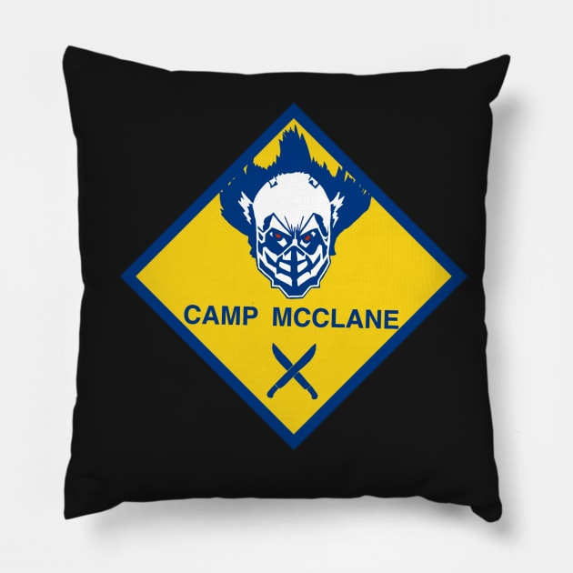 Camp McClane Troop Pillow by WatchTheSky