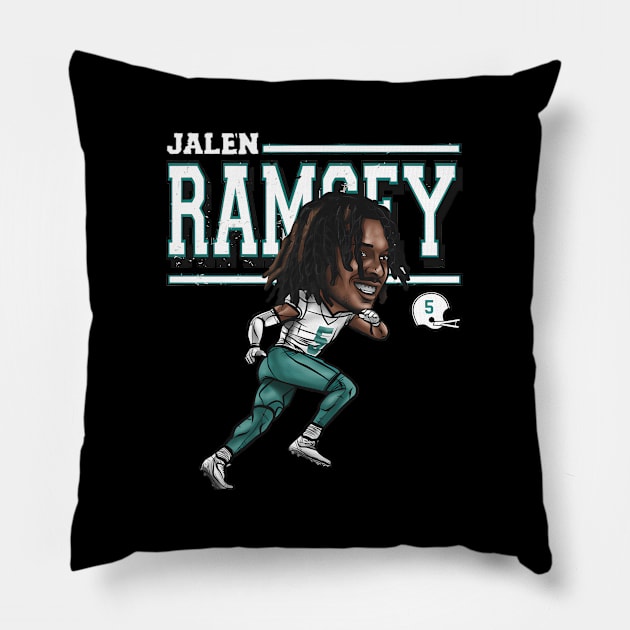 Jalen Ramsey Miami Coon Pillow by Ro Go Dan