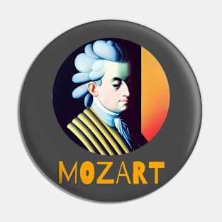 W A Mozart Pin
