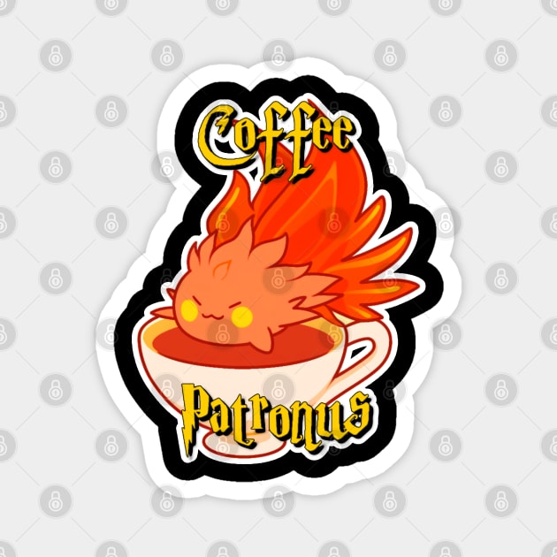 Mochanix - Coffee Patronus Magnet by Newdlebobs