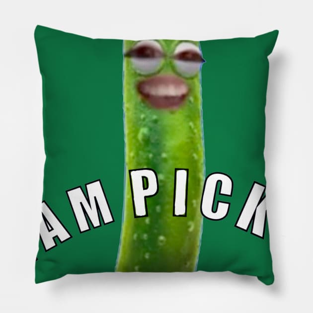 "team pickle" by @mcdougal Pillow by Creative Commons