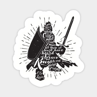 Knight: C.S. Lewis Magnet