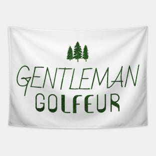 Gentleman golfeur (hills) Tapestry