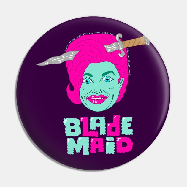 andewhallart Blade Maid Pin