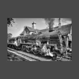 46100 LMS Royal Scot - Black and White T-Shirt