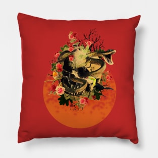 skully nature Pillow