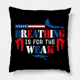 Swimmer - Breathing is for the weak Pillow