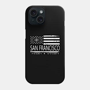 Us Flag San Francisco, San Francisco City Love Phone Case