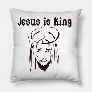 Jesus is King Pillow