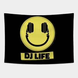 DJ Life Smile Tapestry