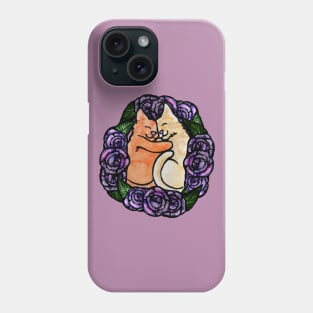 Kitty Love Cat Snuggles Phone Case