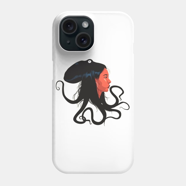 Octopi Head Phone Case by sergiosaucedo