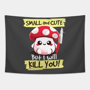 Cute killer mushroom Tapestry