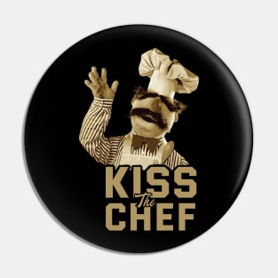 Kiss the chef // Swedish Chef Pin