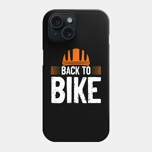 Back To Bike Phone Case by Imutobi