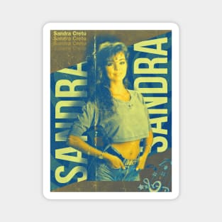 Sandra Cretu / 80s Retro Fan Design Magnet