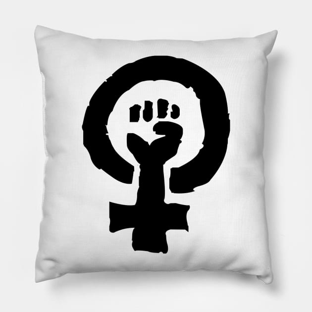 Feminism Pillow by hereticwear